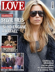 Portada revista Love con Sylvie Van der Vaart