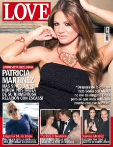 Portada de 'Love' de esta semana Patricia Martínez carga contra Álvaro Muñoz Escassi