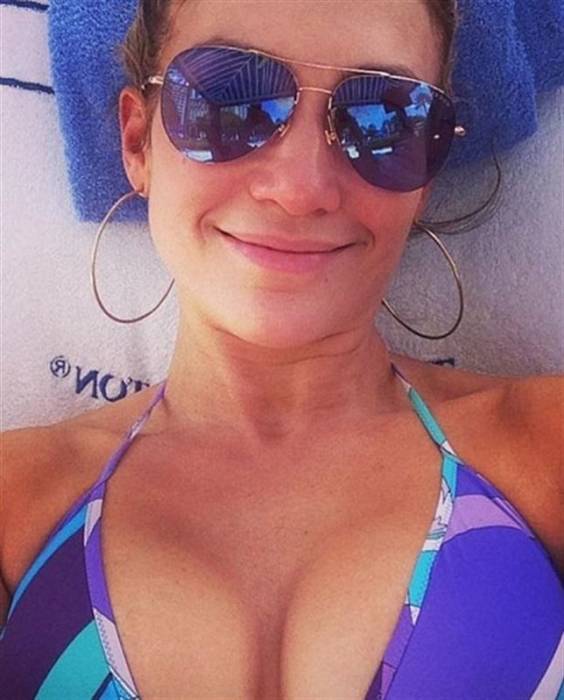 Jennifer Lopez sin maquillaje