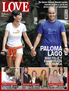 Paloma Lago enamorada en la revista Love