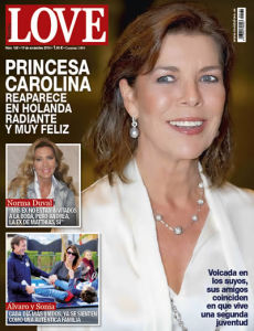 Carolina de Mónaco en la revista Love
