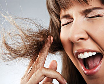 cabello dañado y maltratado