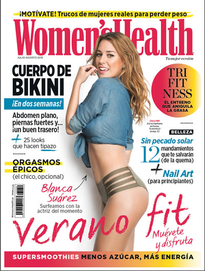 Portada Women's Health - Blanca Suárez